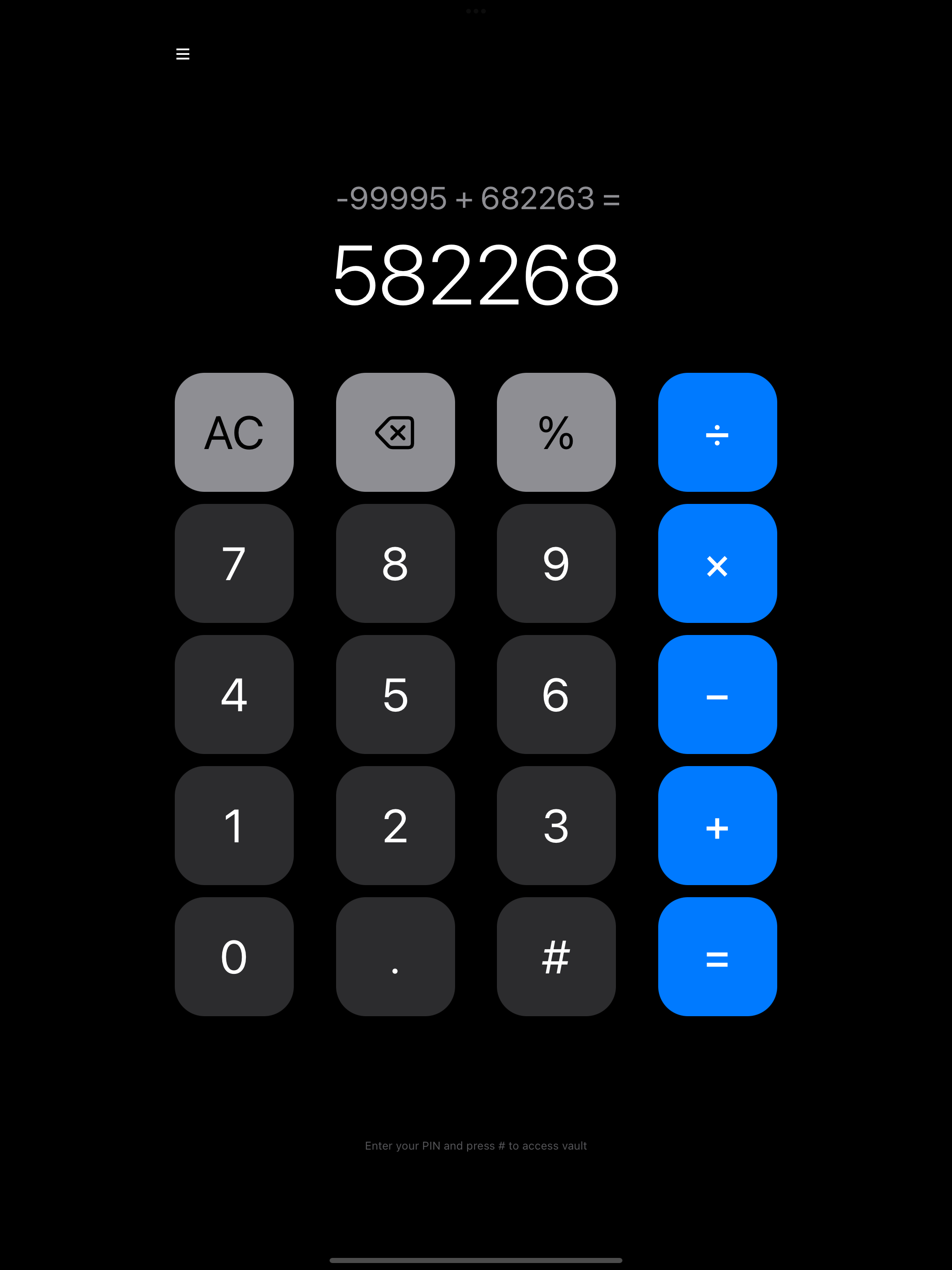 Magic Calc + - Calculator with Secure Storage
